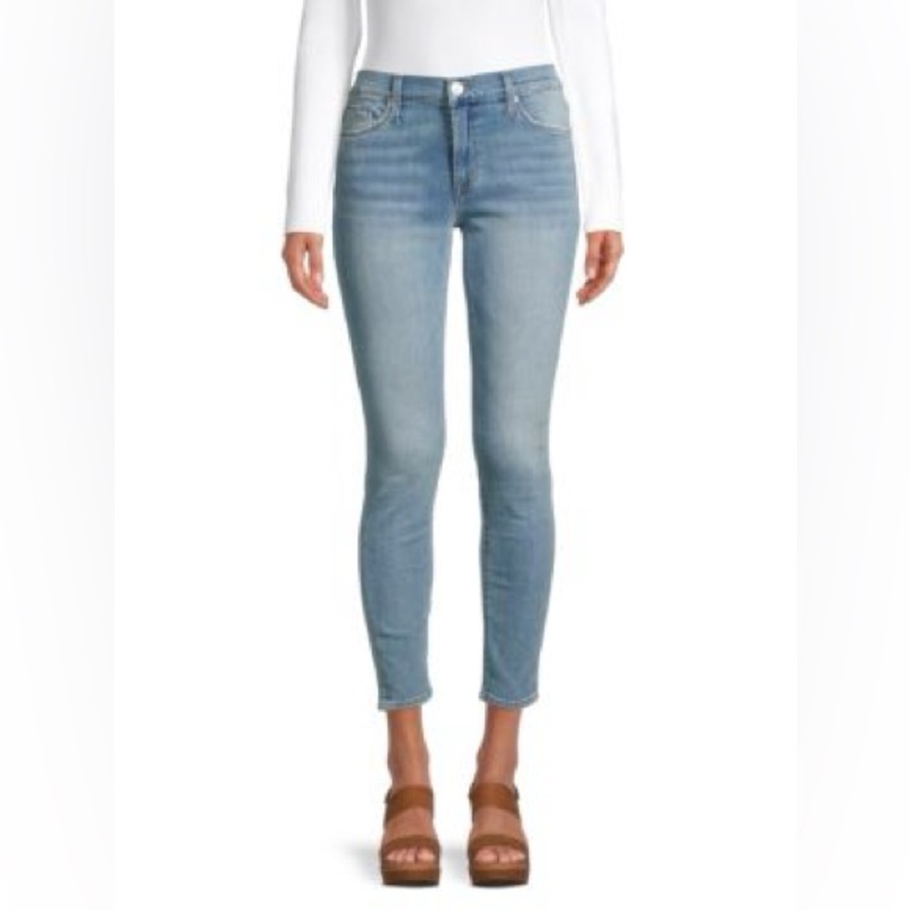 New Hudson Natalie Jeans Super Skinny Mid Rise Ankle Size 25